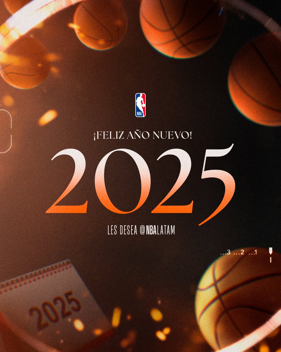 ¡Por un 2025 con muchísima NBA! 🏀🥳