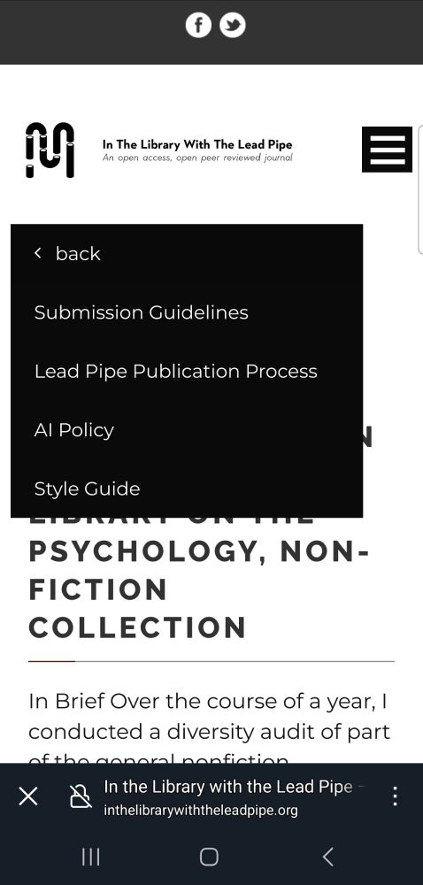 As we prepare to open the submission window again in January, we want to encourage prospective authors to familiarize yourself with our submission process, which is described in detail on our website (see link in bio)