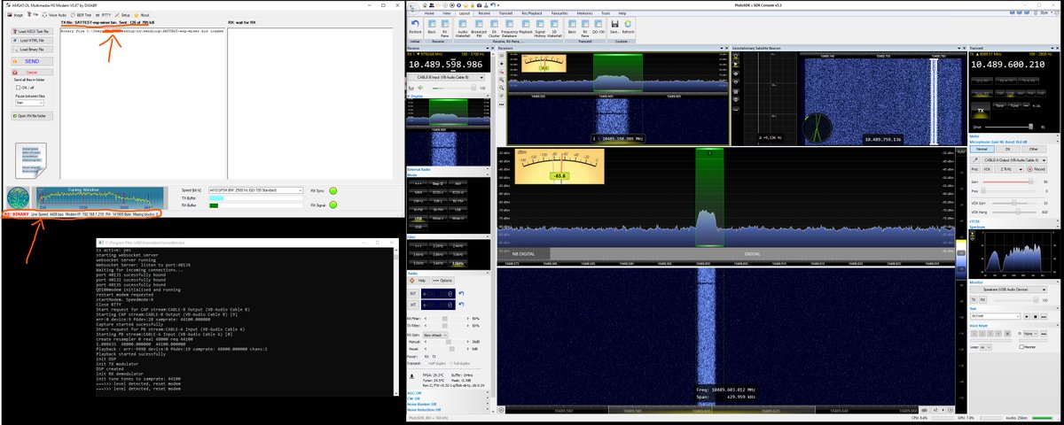 MolonLabeVC's tweet image. $BTC Tech Nerd Army ! 

#Bitaxe esp-miner.bin v2.4.2  broadcast via decentralised SAT coms ! 

wont be wining any latency or bandwidth contests at 2500bps .... but you know what ; NO ISP can take away my communication freedom! 

R&amp;amp;D continues ....