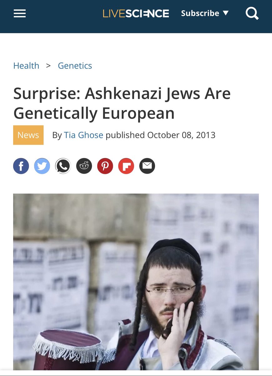 For2000years's tweet photo. @Uncommonsince76 The weirdest thing about all this is that globally, 80% of Jews are white. Ashkenazis are descendents of Khazarian converts and have little to no DNA connection to the middle east. It isn't brown Jews openly fantasizing about wiping out whites... it's white ones. 🤷‍♂️ https://t.co/bhTKMi0evM