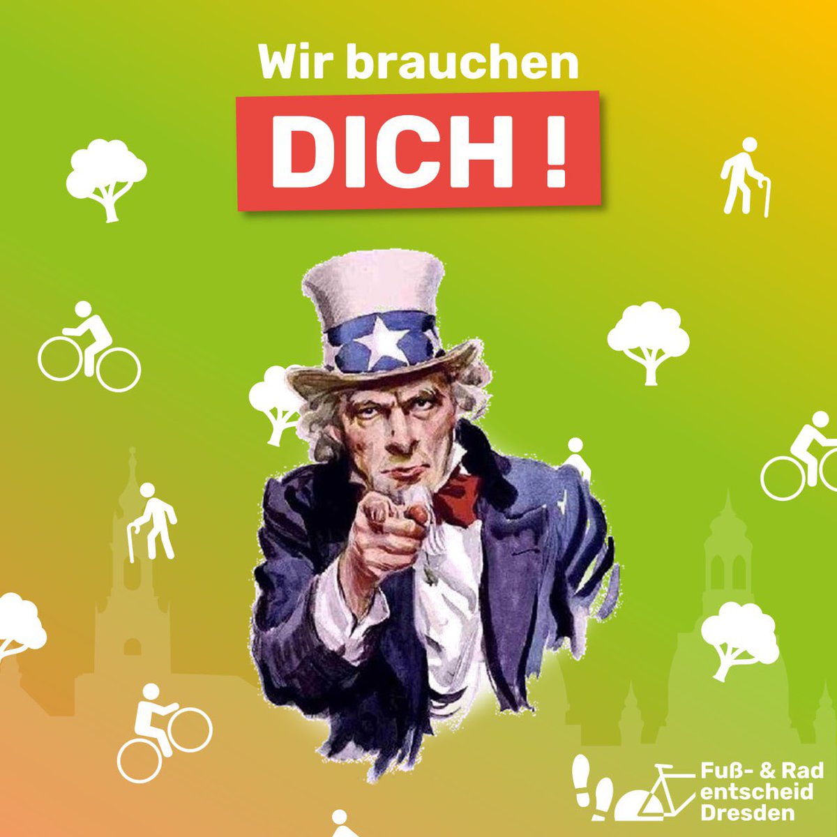 FuRe_DD's tweet photo. Ihr sucht noch nach Vorsätzen fürs neue Jahr? Ihr wollt was Gutes tun und euch mit einbringen?
Dann helft uns beim Unterschriften sammeln für sichere Radwege und gute Gehwege. #verkehrswende #radentscheid #dresden https://t.co/HZsyTdUJ5k