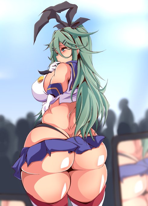 デカケツJC駆逐艦コスプレイヤー山風ちゃん 