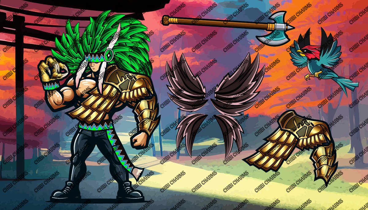 Completed a character reference sheet featuring an axe-wielding bird!
#Discord  #characters  #characterdesign  #DnD  #dnddnプラス  #DNDNETWOK #dndart  #DnDMovie #dnd5e #characterart  #characterdesign  #VRchatはじめてました   #VRCふれあい動物園  #VRChat始めました #3D动画