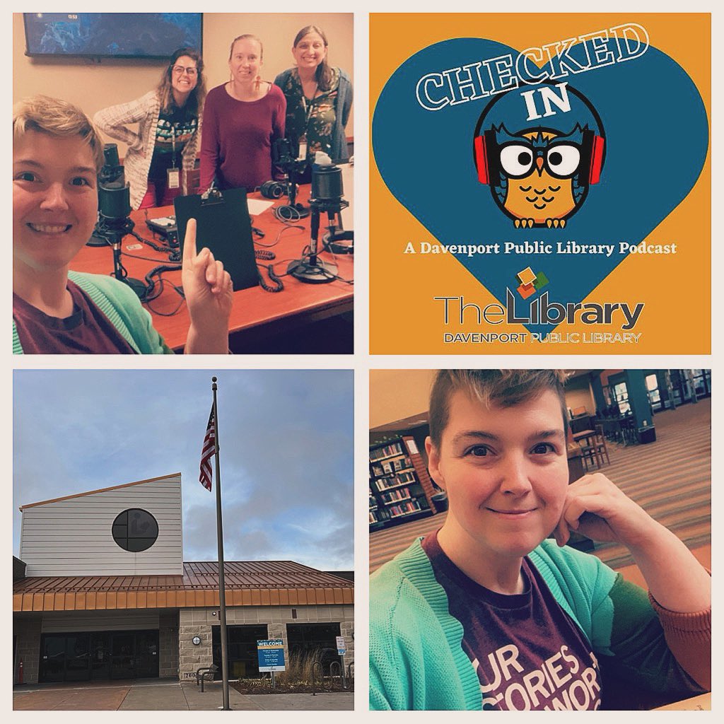 GeometricRabbit's tweet image. Super jazzed to visit the @DavenportLib today to record an episode of the Checked In podcast about the @ALALibrary #liblearnx25 conference!

#grateful #librarytourism #librarylife