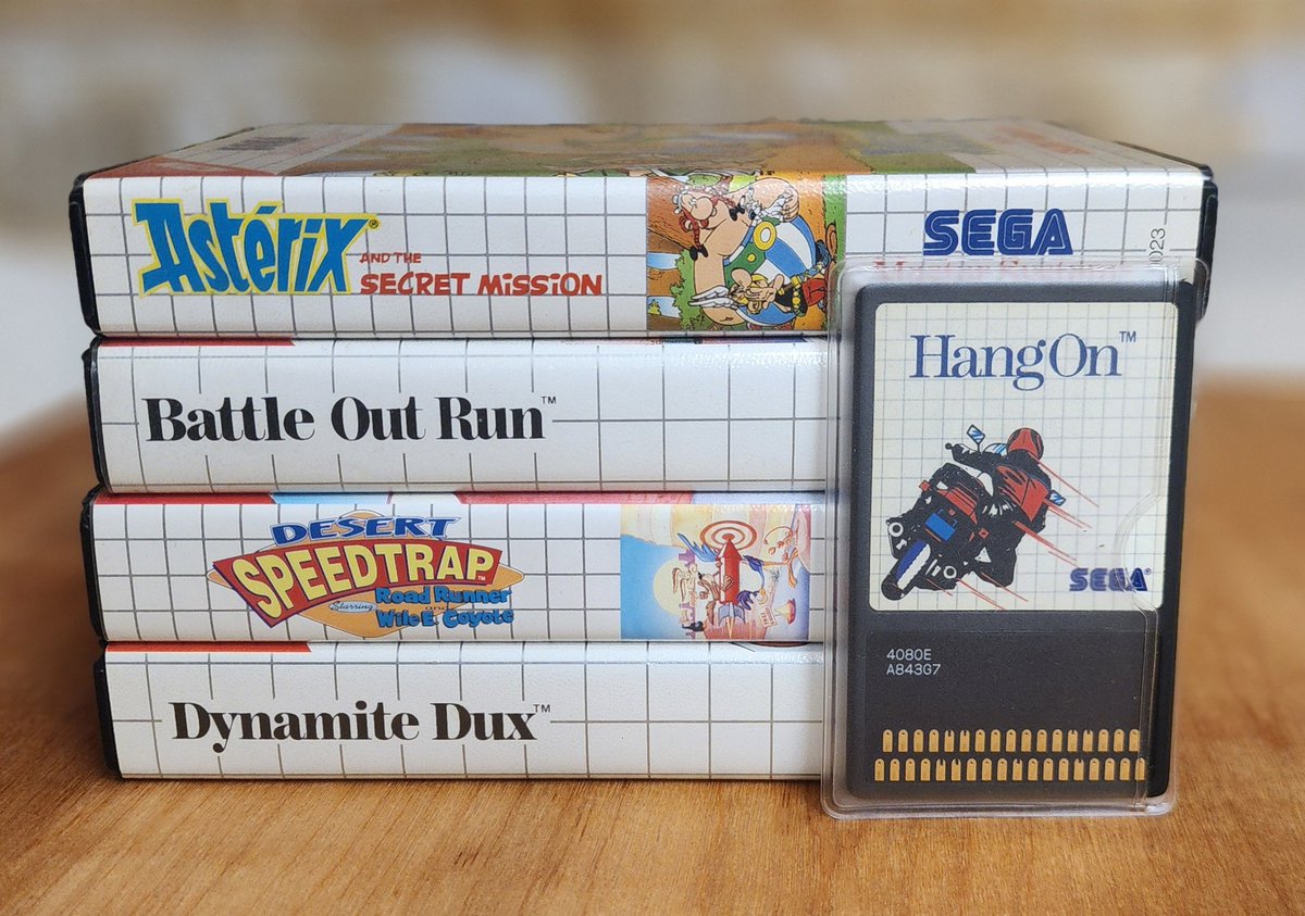 solutionxero's tweet image. I FINALLY OWN #DYNAMITEDUX - a decade after @HCGSHOW introduced me to it! 🏆

a month after ordering, they finally arrived from Finland 😏 im done buying for the #segamastersystem 🙅‍♂️ lol missed out on astro warrior / pit pot tho 😭