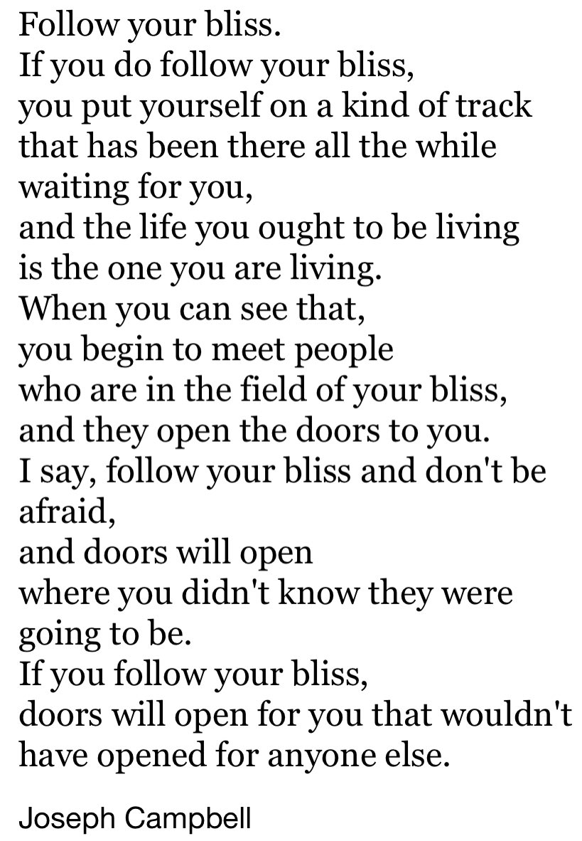 ThePamdemic's tweet photo. 2025.
Find YOUR bliss.
https://t.co/UTA4SLqOTu https://t.co/cB3aCTHIDt