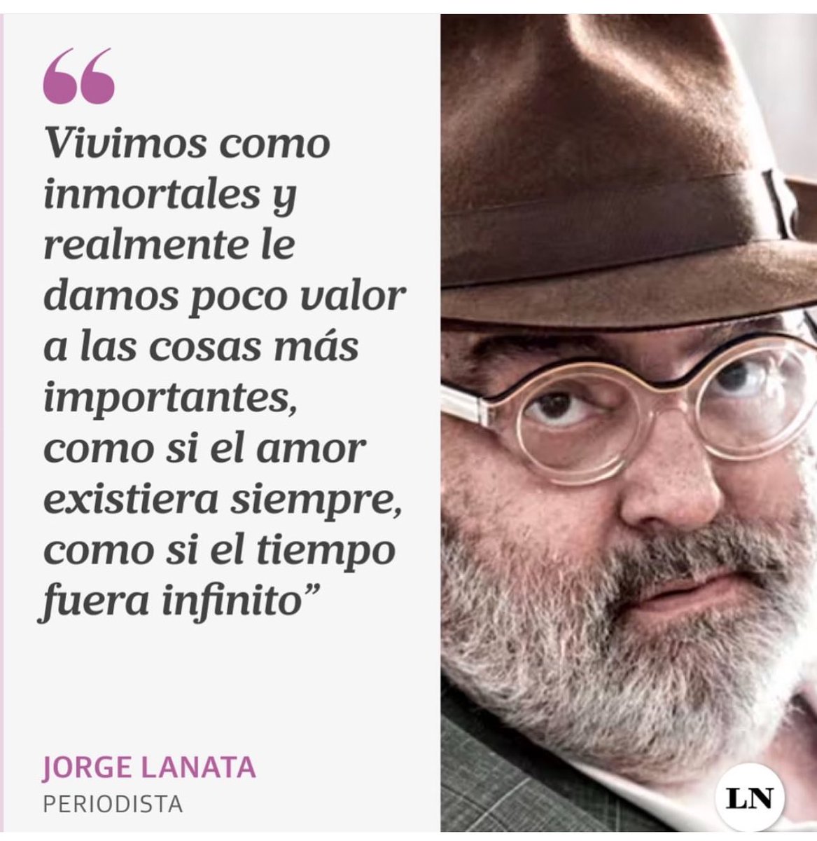 Te voy a extrañar Jorge.
