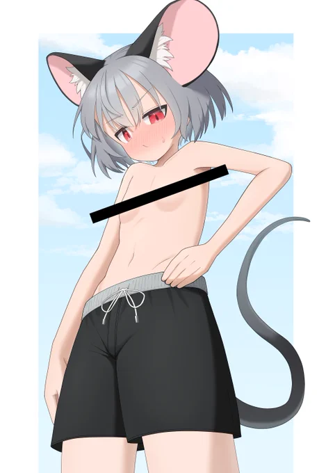 水着ナズーリンx3 