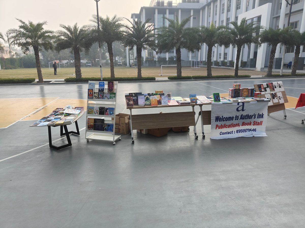 AuthorsInkIndia's tweet image. We are delighted to announce that we successfully organized a *Book Exhibition* at Manav Rachana International School, Faridabad.

#BookFair #BookEvent #NCR #IndieAuthors