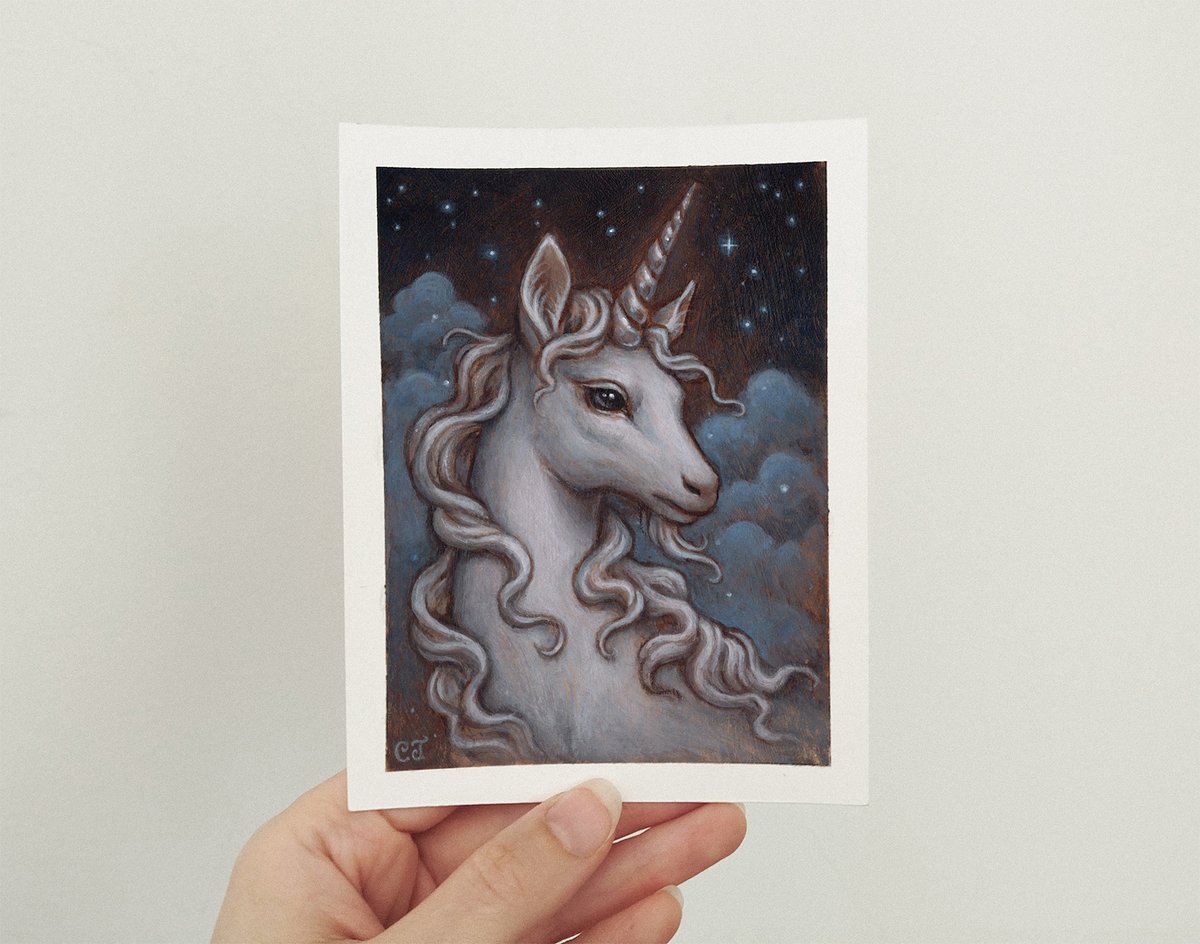 carolinejamhour's tweet photo. I just posted on Patreon a bit about the process of painting my unicorns, as well as extra sketches and drawings. https://t.co/F3oA1ta06j