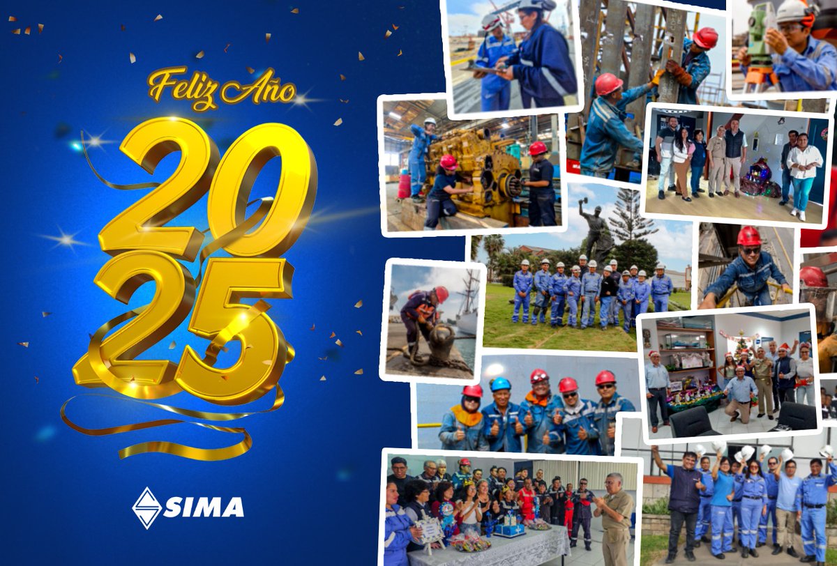 Les deseamos un próspero año nuevo y reafirmamos nuestro compromiso de seguir trabajando con excelencia e integridad para contribuir con el desarrollo socioeconómico del país.

¡Feliz año 2025! 🎉✨️

#SIMAPERÚ #Año2025