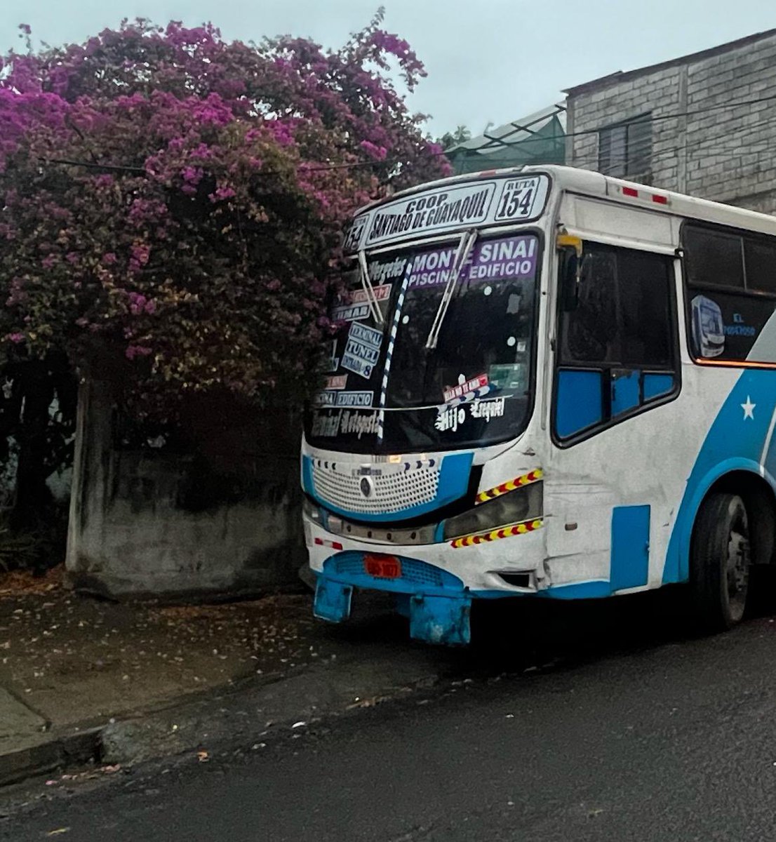 gabrielachuez's tweet photo. @ATM_Transito @ATMGuayaquil  bus de la línea 154 estacionado en la calle obstruyendo la entrada de un garaje y la circulación vehicular en una calle estrecha. Favor hacer presencia y retirar de la calle. https://t.co/JWTKgQUD5J