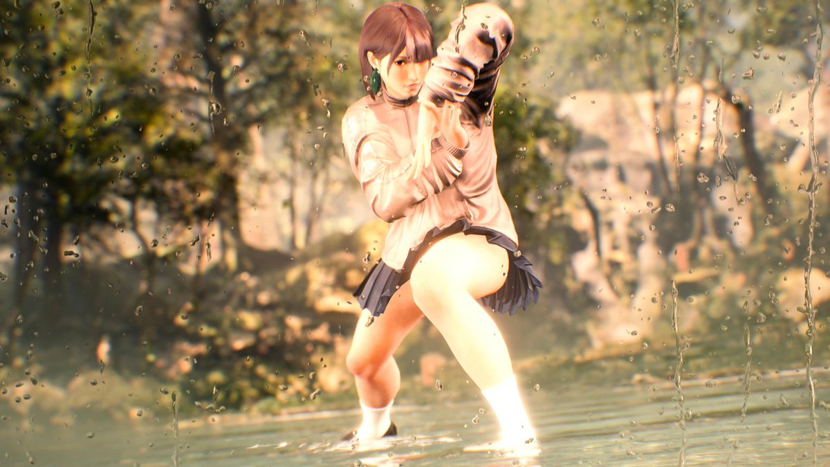 REDLINE_313's tweet photo. Momo Ayase from #DaDanDan
#tekken30th #TEKKEN8 @Harada_TEKKEN https://t.co/hibA7LqgG1