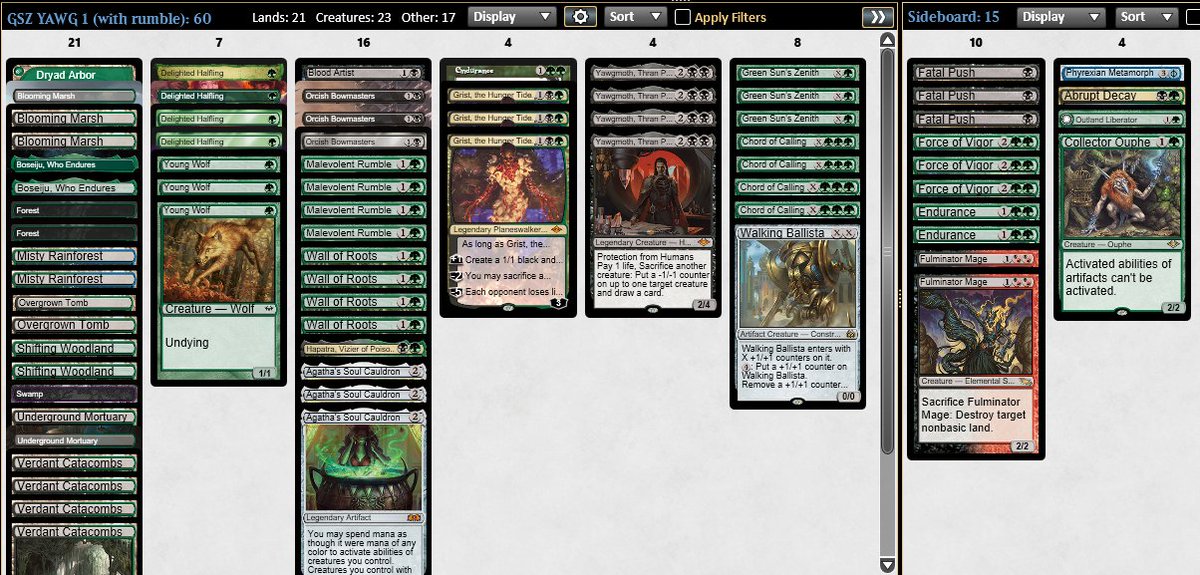 MeatMTG's tweet image. Made top 4 of the 465 player Modern Super Qualifier 馃コ馃暫I went 4-1 overall vs energy and happened to lose to it in the semis; still a decent run! Top 4 also gets an RC invite which is sick! 馃暫 Matchups in replies馃暫