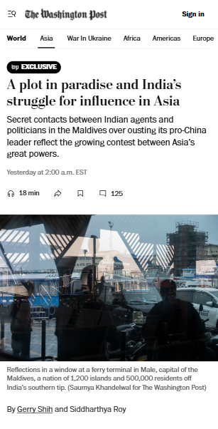 Often, especially for "investigation" articles in mainstream media that embarrass a specific country, the main story is not the story itself but why the story is a story. 

This 👇 looks like a typical example of this. 

So here we have a huge Washington Post article explaining