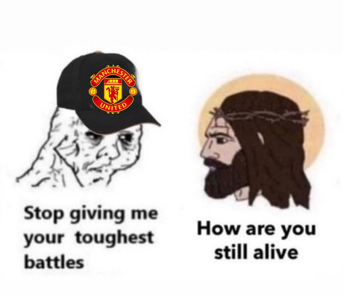 It ain’t easy to be a United fan at all…