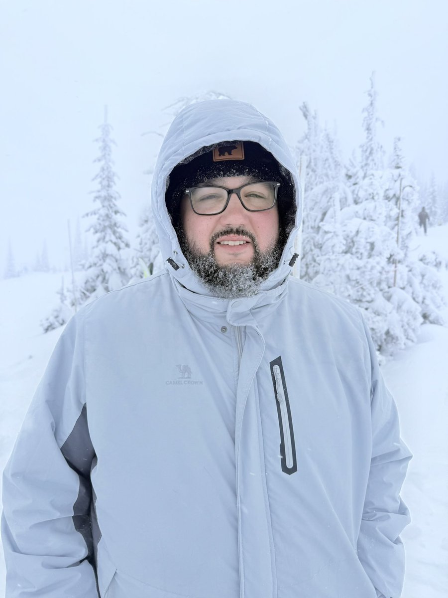 This Texas Boy ain’t used to this white stuff! #montana