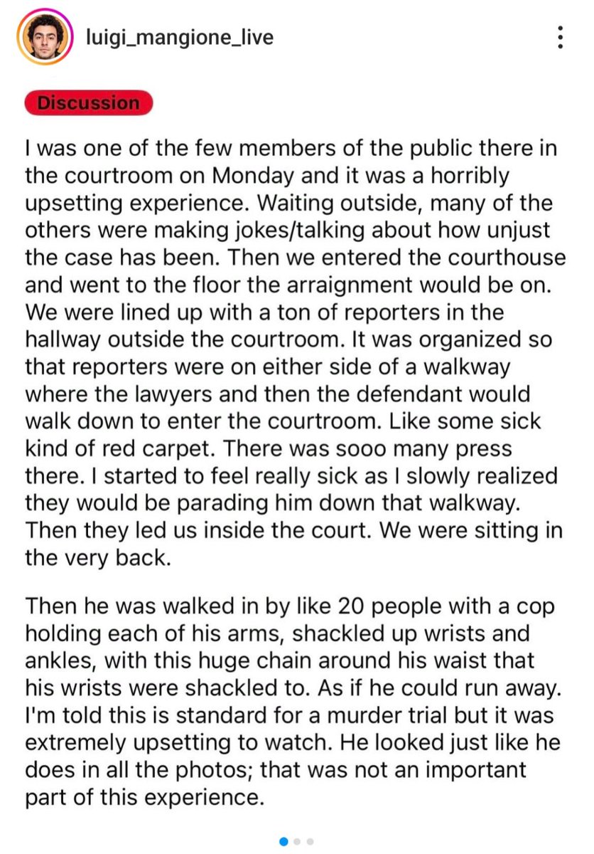 ArkoudaDipoliki's tweet photo. A testimony from #LuigiMangione https://t.co/9gYbVRRVE2's literally chilling and heart wrenching.Stop seeing him as a sex symbol.He's being framed and his life is at stake.He only has our support and terribly needs it https://t.co/Kz87KIadWT his innocence! https://t.co/r1erm889aj