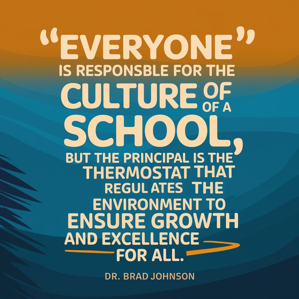 Leaders, when was the last time you made your staff feel genuinely welcomed and valued? Remember, you are the thermostat.  Doctorbradjohnson.com/speaking
