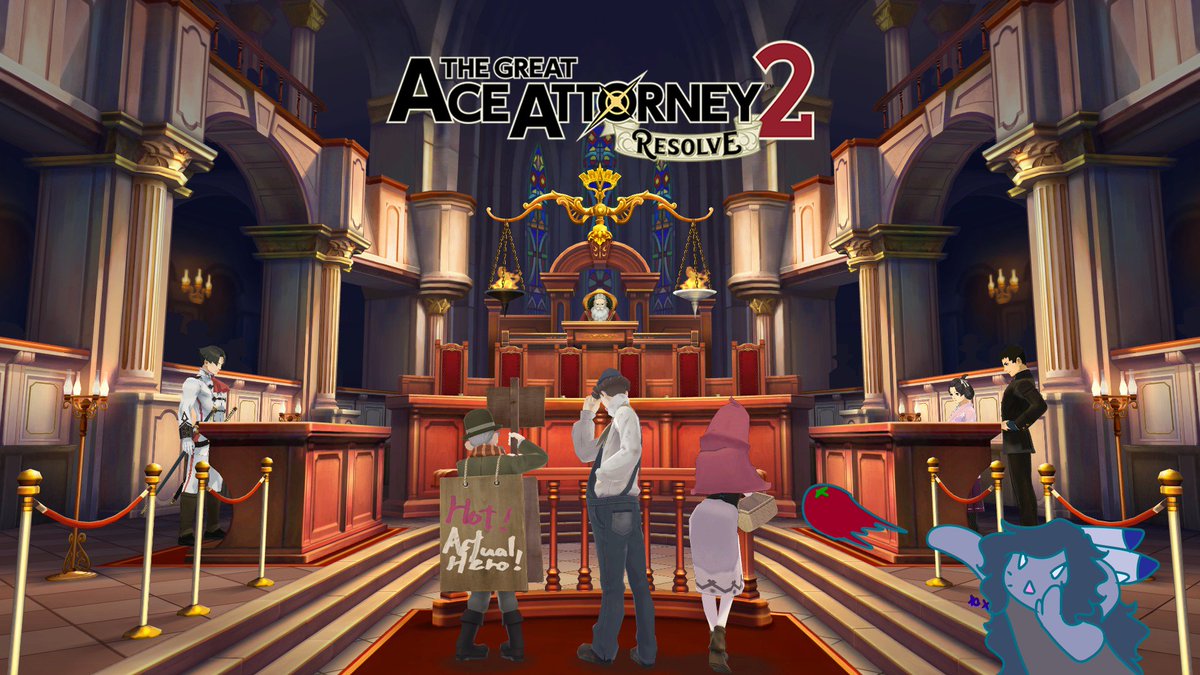 Today we return to the courtroom with the strangest witness ever!  But are they actually the guilty ones? There's something really suspicious about them...  Let's find out today in The Great Ace Attorney Chronicles starting at 5:30pm CST twitch.tv/liyarra27