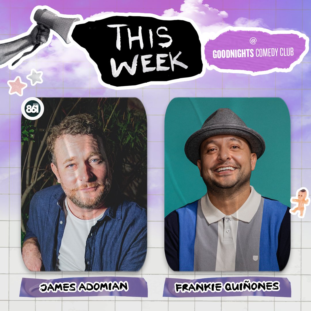Goodnights Comedy (@goodnightscc) on Twitter photo This Week at Goodnights | NYE w/ <a href="/gaberutledge/">Gabriel Rutledge</a>, NYE w/ <a href="/RegThomasTweets/">Reg Thomas</a>, plus James Adomian + <a href="/FrankieQuinones/">Frankie Quinones</a> this weekend!
Get tickets now: bit.ly/2QKAQE5 This Week at Goodnights | NYE w/ <a href="/gaberutledge/">Gabriel Rutledge</a>, NYE w/ <a href="/RegThomasTweets/">Reg Thomas</a>, plus James Adomian + <a href="/FrankieQuinones/">Frankie Quinones</a> this weekend!
Get tickets now: bit.ly/2QKAQE5
