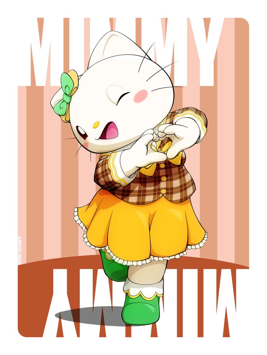 おまたせミミィ様描けたよー！（空リプ）