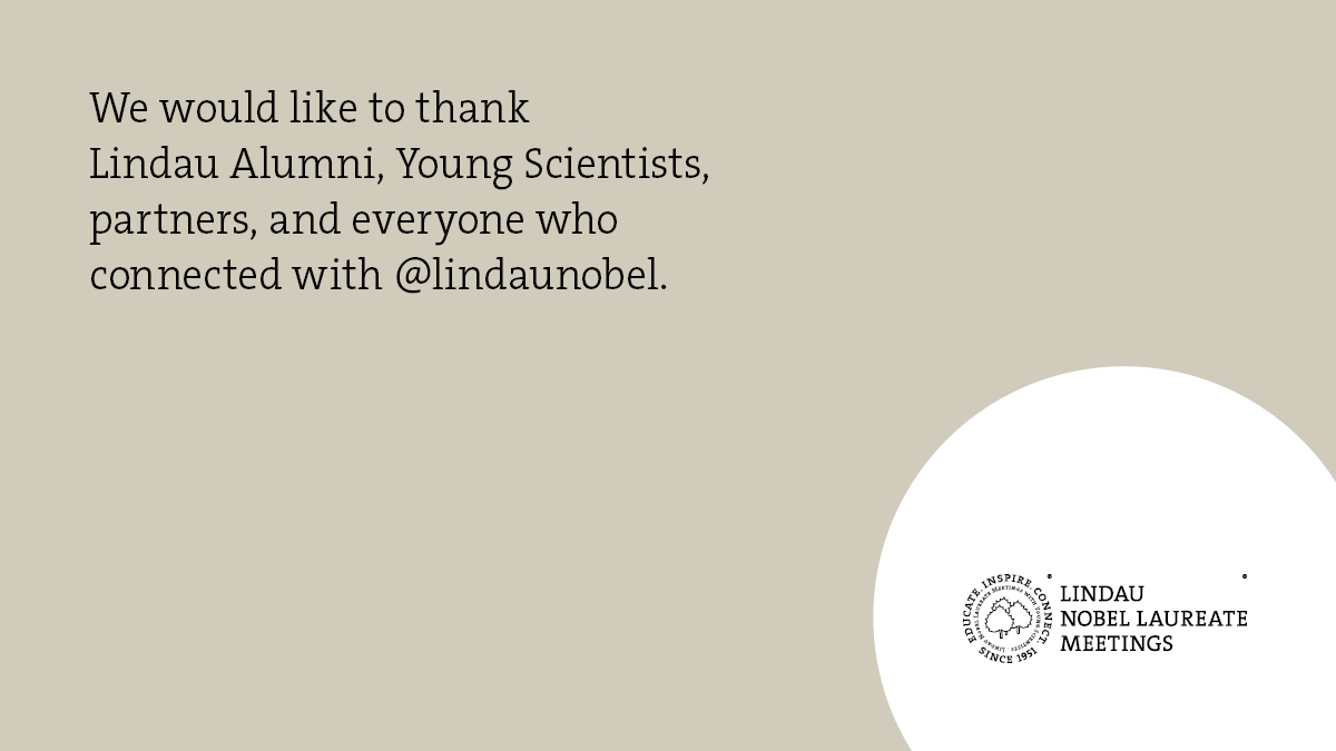 We’ve decided to step away from this platform.
A heartfelt thank you to the 15,000+ Lindau Alumni, Young Scientists, partners, supporters, and everyone who connected with us here.

Let’s stay in touch:
🔗 LinkedIn: bit.ly/41Ftv0I
📸 Instagram: bit.ly/4fsRxz4