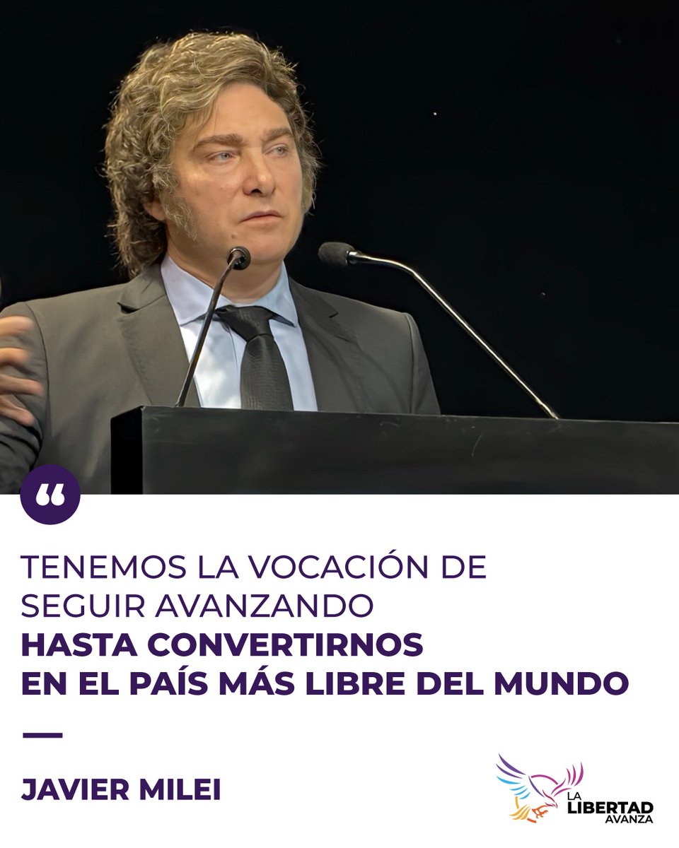 LLibertadAvanza's tweet photo. Queremos que la Argentina vuelva a ser potencia mundial.  

Sumate: https://t.co/d3nZBWHnvp https://t.co/ks0PnMFXMf