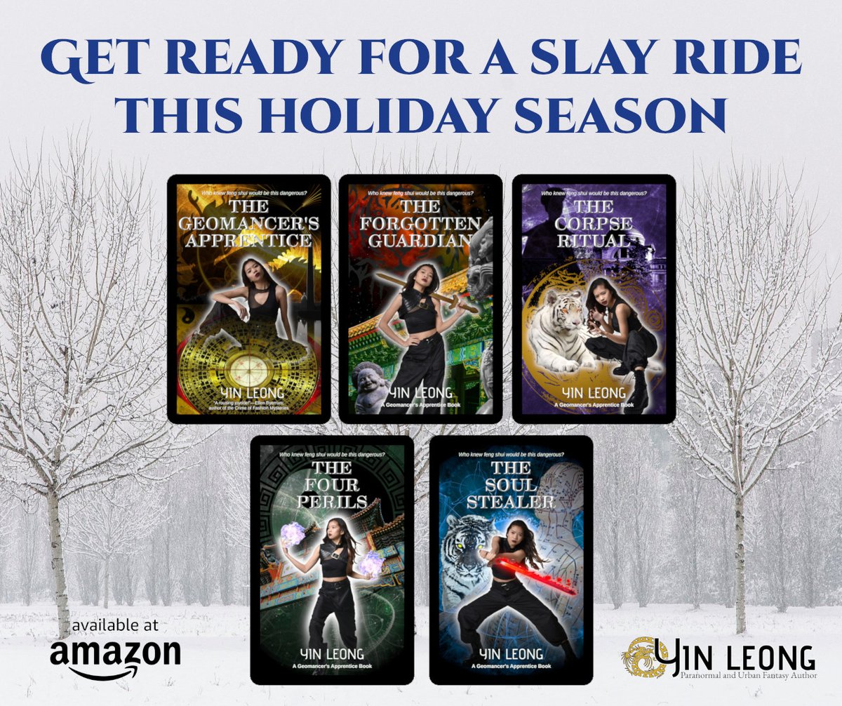 How about ringing in the New Year with an urban fantasy adventure series filled with Asian folklore and mythology?

A failed barista, a struggling geomancer, feng shui, Washington DC, ghosts and monsters. What could go wrong? EVERYTHING!!

books2read.com/u/mZqEPe