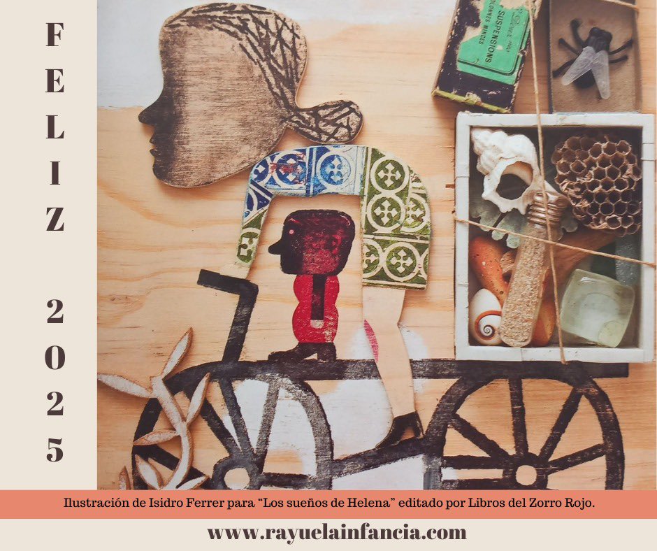🌟 ¡Por un 2025 lleno de sueños! 🌟

“Juana ayuda al abuelo a elegir sueños, sueños de mazapán o de algodón o de aire, alas para volar durmiendo, y el abuelo se marcha tan cargado de sueños que no habrá noche que alcance”.

Fragmento de Eduardo Galeano, en “Los sueños de Helena”.