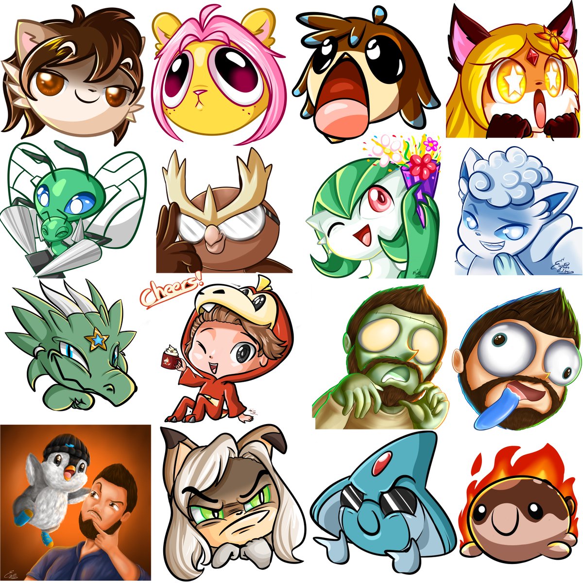 Emote/doodle/icons for plenty of peepz!

~~ Thanks for everything <3 ~~

#emotes #art
