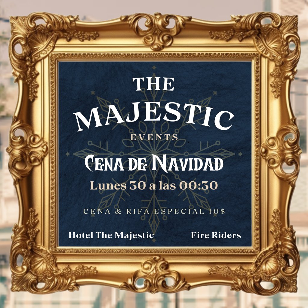 omnia_1900's tweet photo. ❄️Recordamos que hoy hay cena de Navidad en el Hotel The Majestic ❄️ https://t.co/HeeLPgR83b