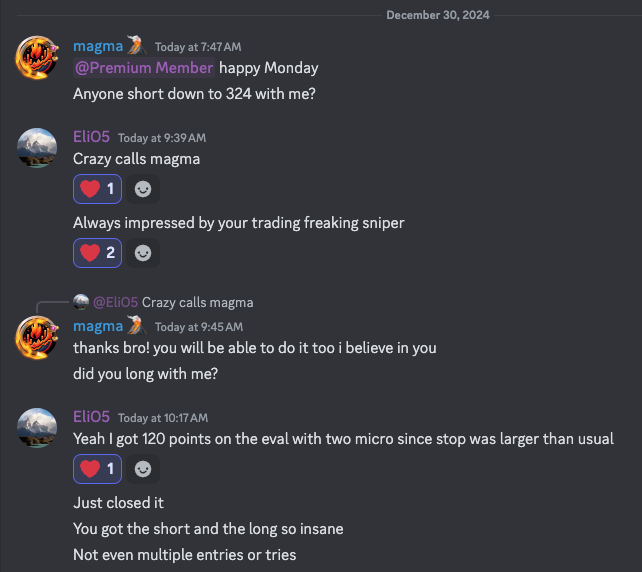 magmamindset's tweet photo. "Not even multiple entries or tries" $nq

@magmapject  gives his analysis on short videos to Premium Members EVERY NIGHT OF THE WEEK

He gives trade alerts whenever the HTF permits it!

He gives HTF analysis updates to make sure everyone knows what current market structure is! https://t.co/b8bpOxdWR4