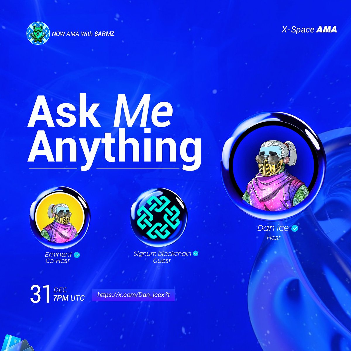 PaulOkonu's tweet photo. AMA session design for @Dan_icex 
Check his page to set reminder for the space coming up tomorrow. 

#XSpace #Web3 #danice https://t.co/jR5CaopiaI