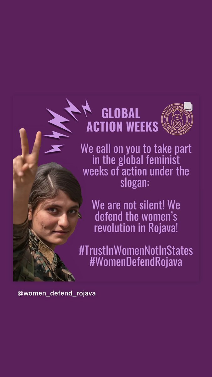 Jineoloji622's tweet image. #womendefendrojava call for action!
#jinrojavadiparêzin bang dike ji bo çalakiyan!