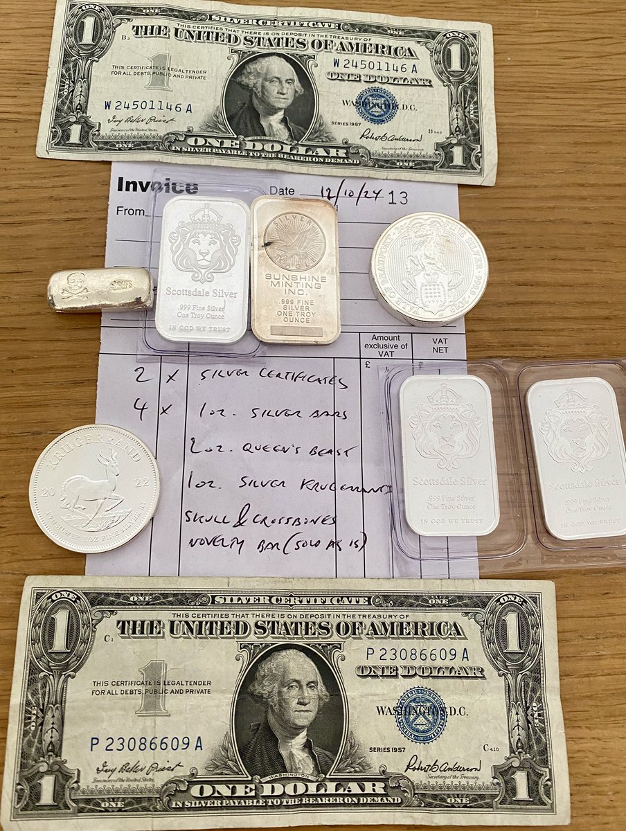 ASerialInvestor's tweet image. Could this silver post get me above 1000 followers before end of 2024.

I share my stacks, feel free to join in with a comment.

Come on #silverstackers ……grow the community🪙🪙🪙🔥🔥🔥🔥

Like
Comment 
Share 
Repost
Follow

I’ll start with this