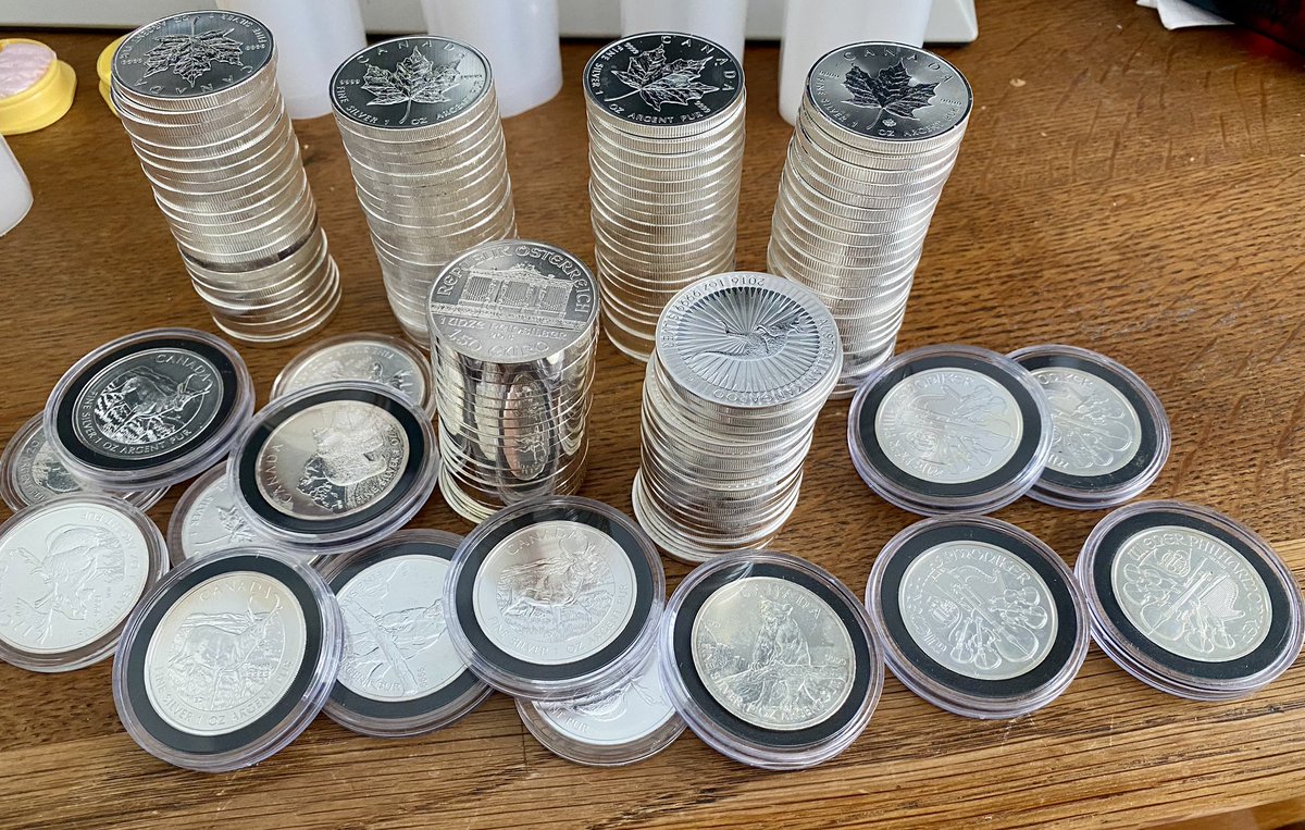 ASerialInvestor's tweet image. Could this silver post get me above 1000 followers before end of 2024.

I share my stacks, feel free to join in with a comment.

Come on #silverstackers ……grow the community🪙🪙🪙🔥🔥🔥🔥

Like
Comment 
Share 
Repost
Follow

I’ll start with this