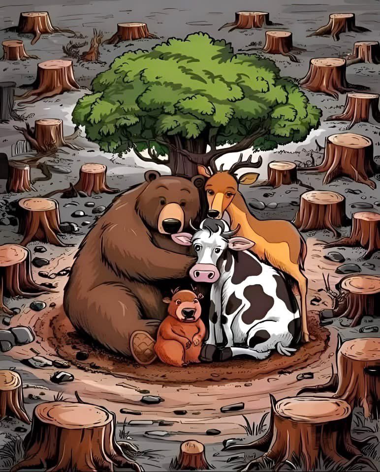Una imagen para reflexionar 🌳🌲🌴