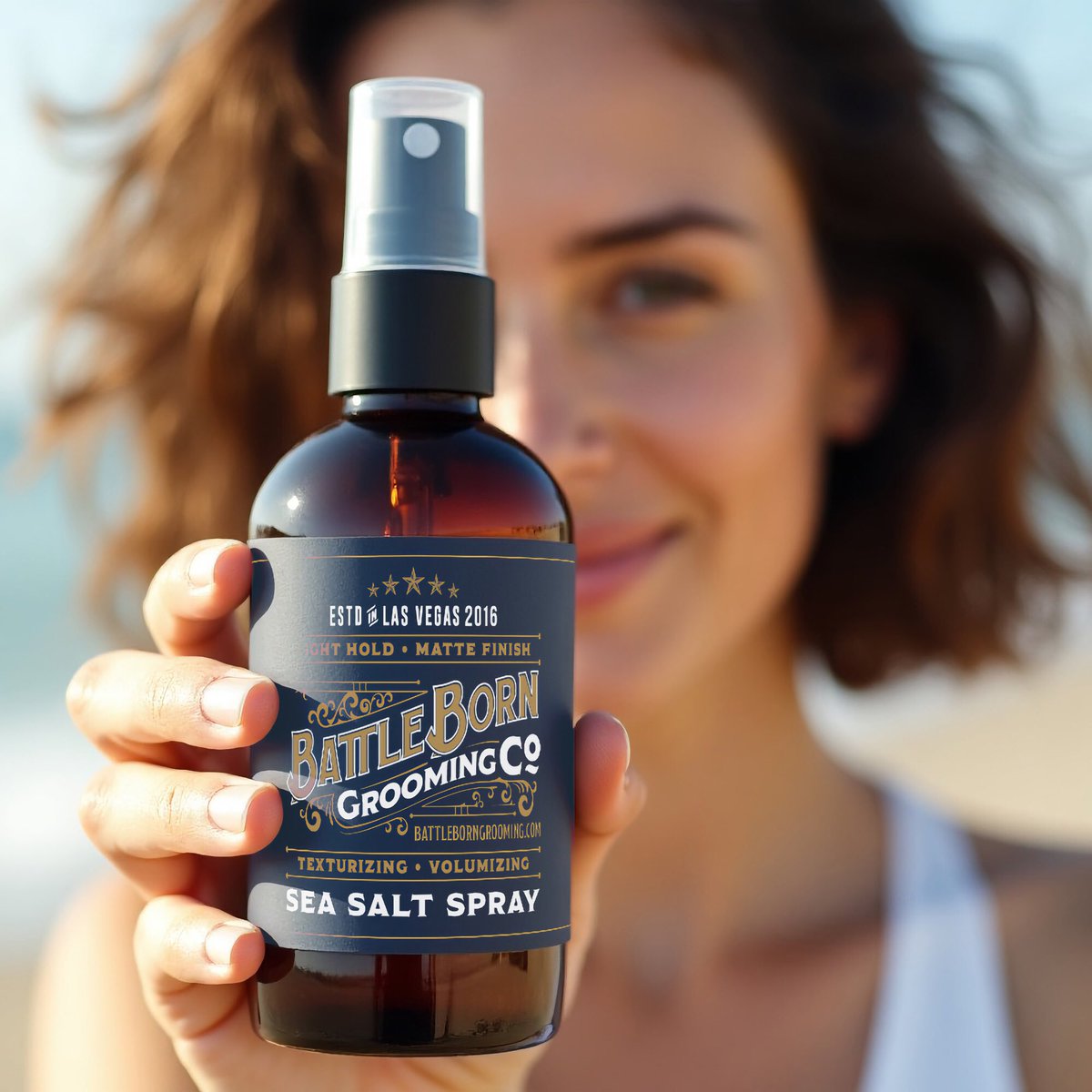 Discover effortless beachy texture &amp; volume with our unscented Sea Salt Spray. Enriched with nourishing algae &amp; sea kelp extracts, this fragrance-free spray adds light hold &amp; tousled waves without drying out hair. #curlyhair #wavyhair #beachhair