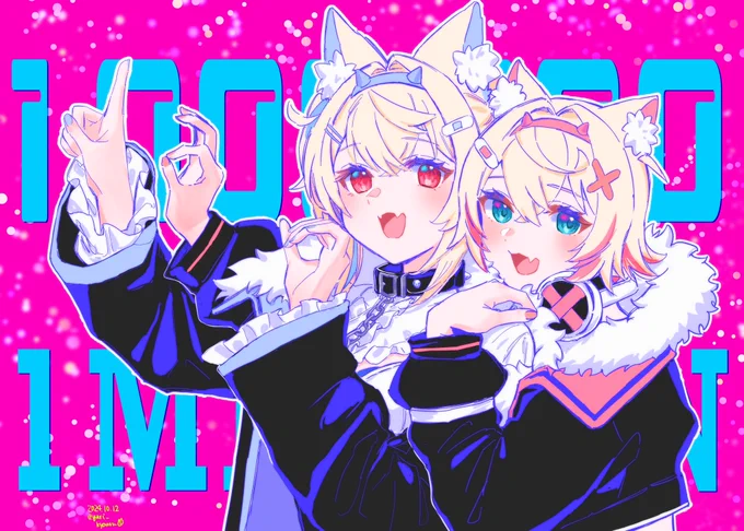 ホロライブENのフワモコちゃんに出会えて2024年はいい年になりました!ありがとう感謝! #2024年自分が選ぶ今年の4枚 