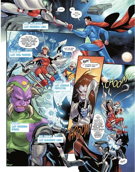 As we are celebrating Lobo today, it's a fine time to remind you all  that me, Sarah Beattie &amp; <a href="/Mirkand/">Mirka Andolfo Fumettis</a>  made a Black Label  Superman vs Lobo mini that's pretty James Gunny honestly.