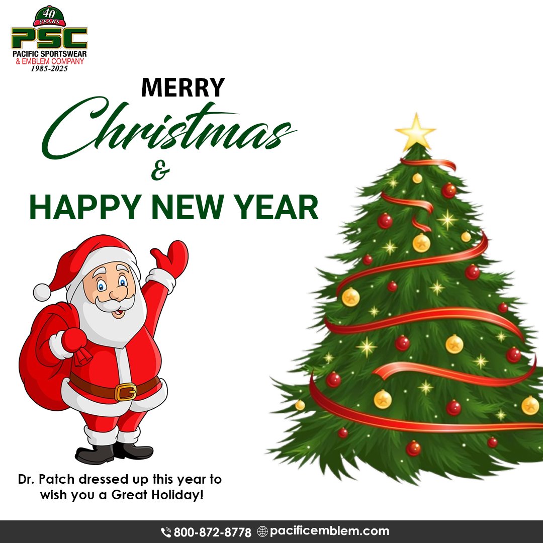 doctorpatch's tweet image. Happy New Year from PacificEmblem.com - home of the most innovative custom patches and emblems in the USA!