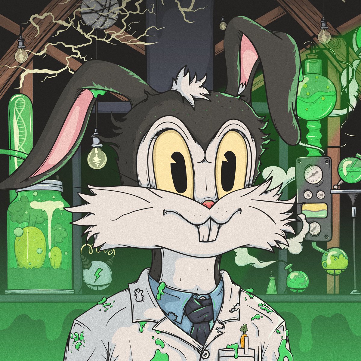 The Villain- A sneaky BNNY who is up to no good! 👀🧪