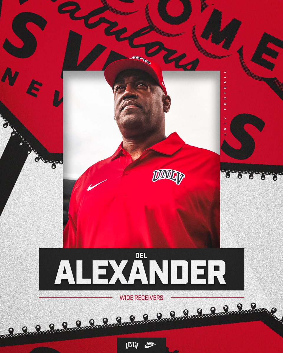 Building on success.

Coach Alexander is staying in Vegas to lead the wide receivers 🎰