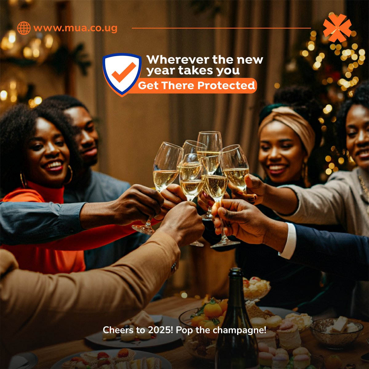MuaUganda's tweet photo. As we countdown to midnight, we wish you joy, health, and success in 2025.

Let’s make it a year to remember.

#GetThereProtected #InsuranceThatMovesYouForward https://t.co/NDwRsnmFJH