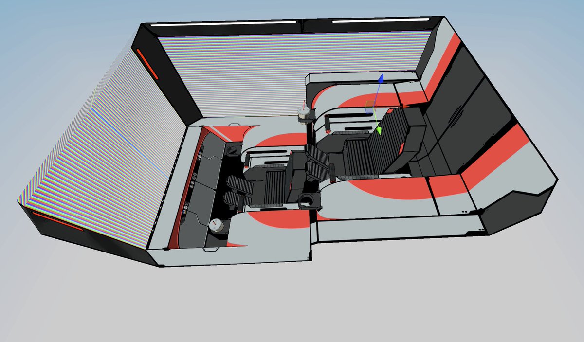 Not sure If I've ever shown a better look into the mech interiors in #SparkTEJ 3, well here it they are.