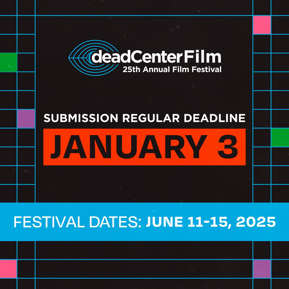 deadcenter's tweet photo. Heads up, filmmakers! ๐ฌ๐จ Our #dCFF25 regular deadline is fast approaching, and you donโt want to miss your chance to be seen onscreen at Oklahomaโs largest and only OSCARยฉ-qualifying film festival. https://t.co/xDFFtPQOHh