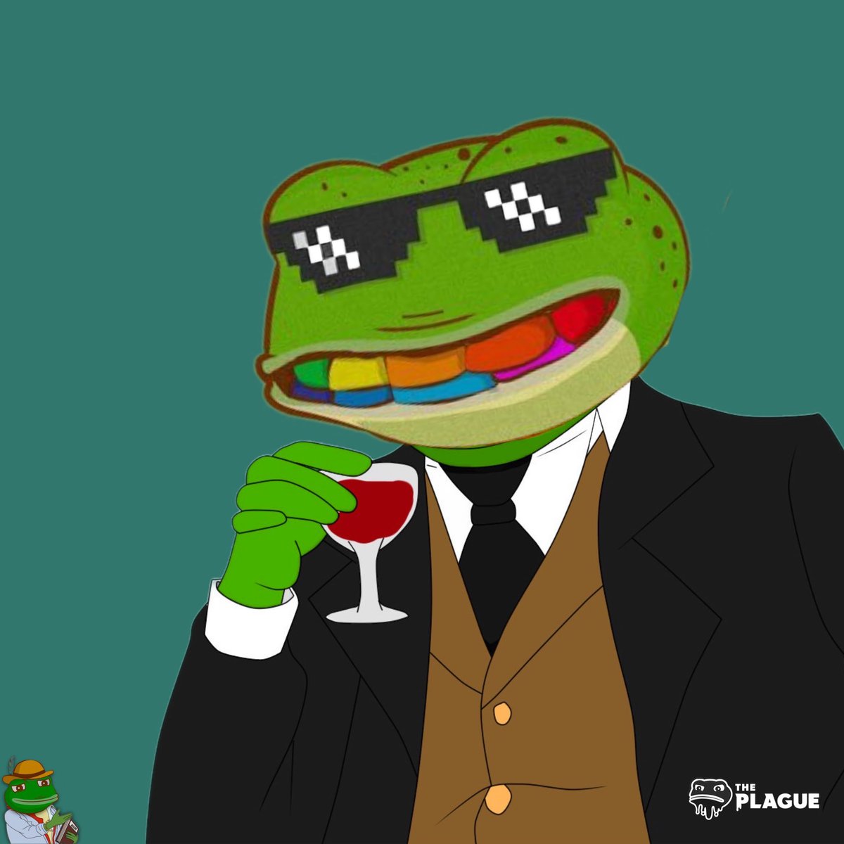 Can <a href="/ThePlagueNFT/">The Plague Of Frogs 🐸</a> help me get to 2k followers? 👀💚