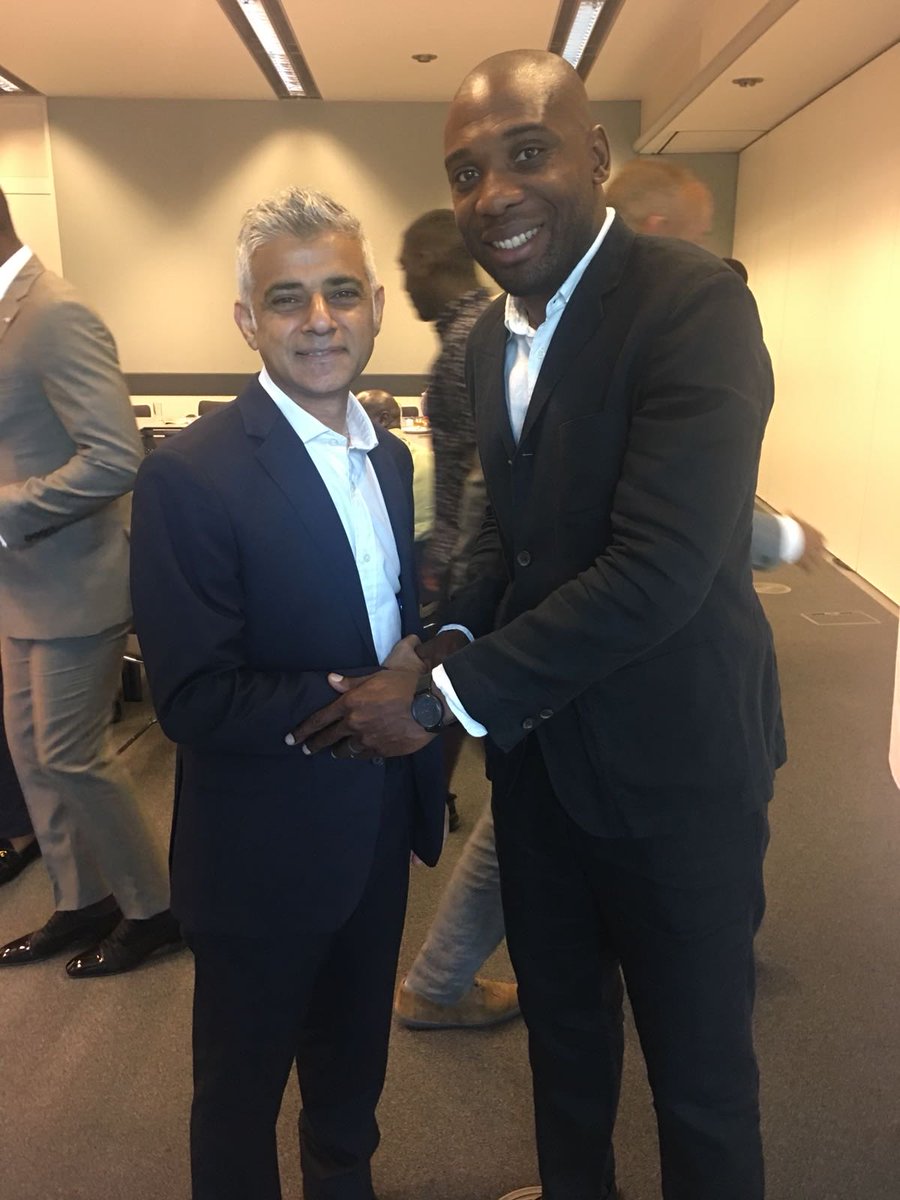 Congratulations Sir <a href="/SadiqKhan/">Sadiq Khan</a> <a href="/MayorofLondon/">Mayor of London, Sadiq Khan</a> on your Knighthood.