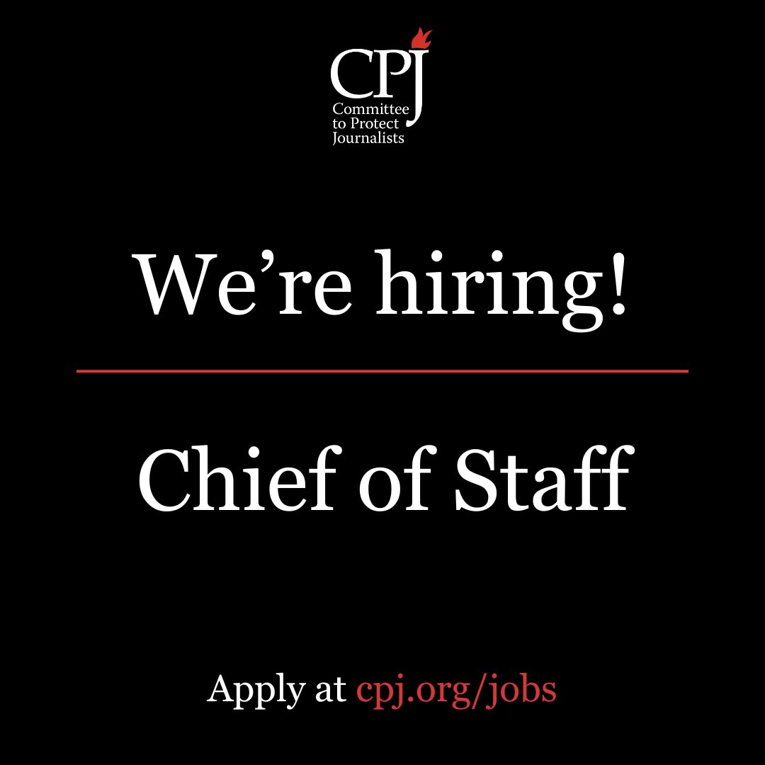 Join our team! We are currently #hiring for a newly created Chief of Staff role, based in our New York office.

Apply today: cpjorg.bamboohr.com/careers/80 

🗓️ Deadline to apply is January 10, 2025